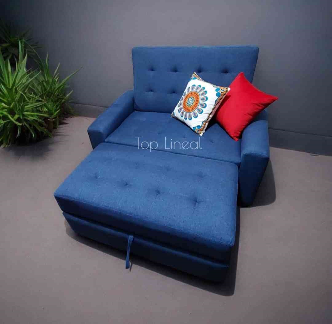 SOFA CAMA 1.5 ROOM AZUL